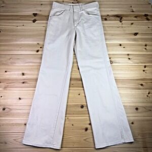 Sportabouts Jeans Womens 28 Cream Straight Leg High Rise Denim Jeans